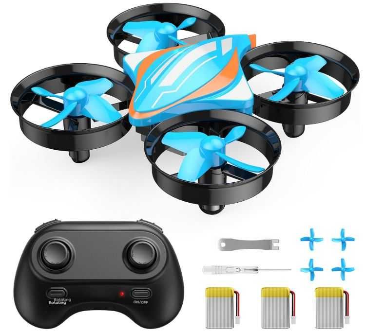 Dron dla dzieci Orvina OV-18, 3 baterie w zestawie + akcesoria