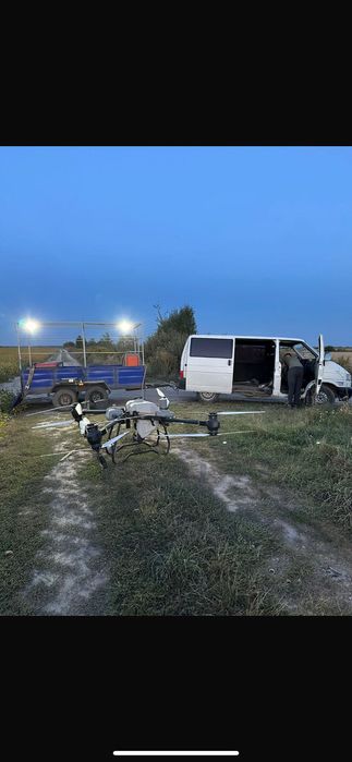 Внесення ЗЗР агро дроном  Волинська область, західна Україна