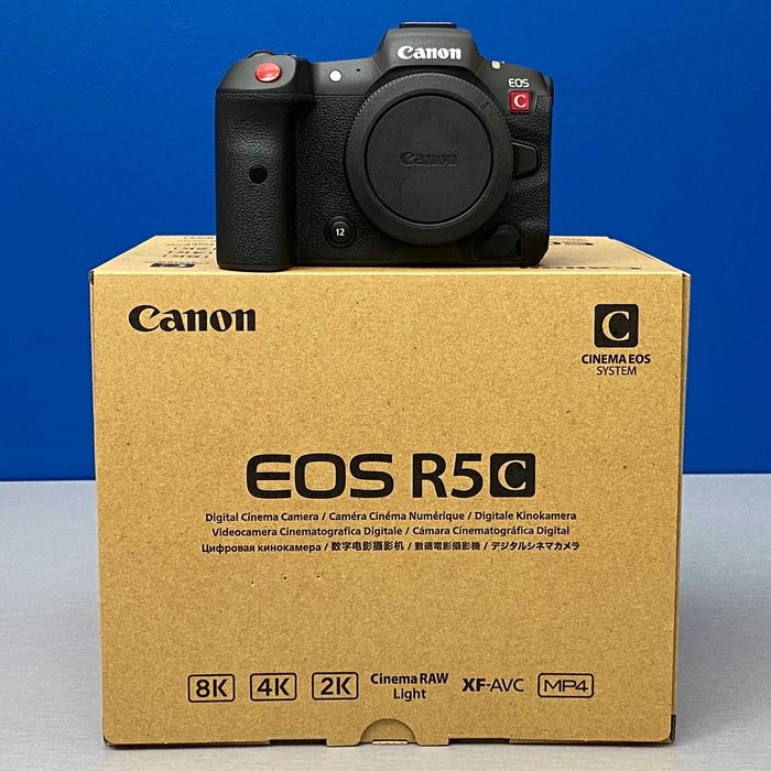 Canon EOS R5 C (Corpo) - 45MP | NOVA | 3 ANOS DE GARANTIA