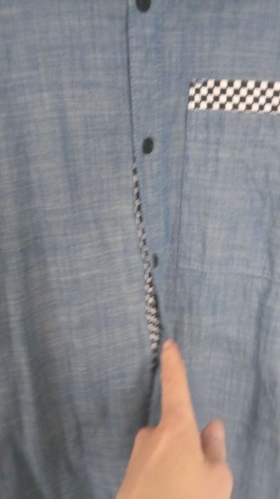 Koszula męska jeansowa Cropp M
