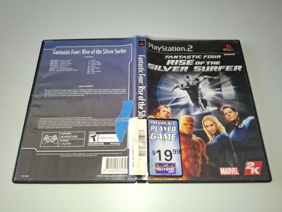 Fantastic Four Rise of the Silver Surfer [NTSC-U] Sony PS2
