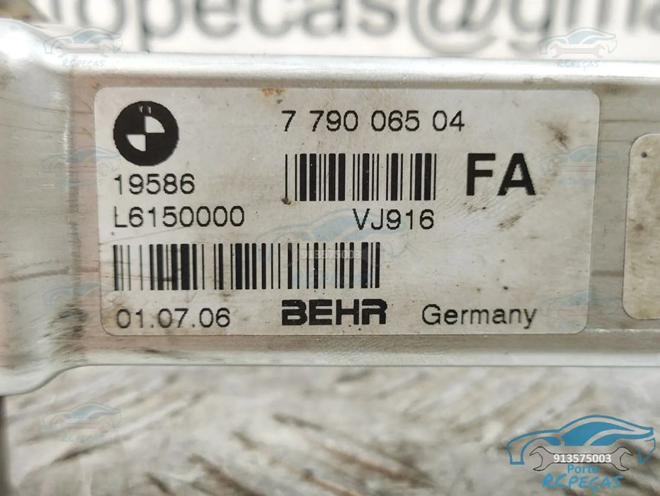 Radiador EGR BMW - M57D30 272cv - 7790065 - E60 | E61 | E46 | E87 |