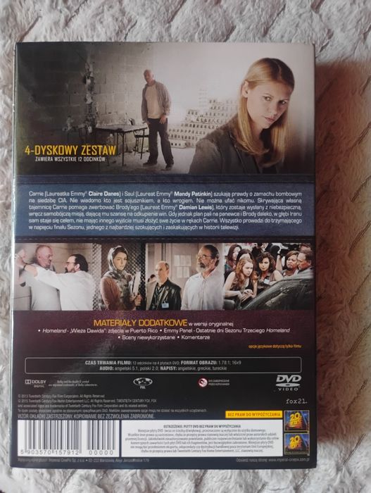 Homeland sezon 1-3 DVD