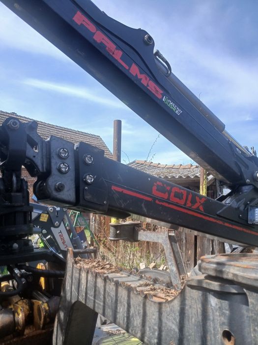 Sprzedam przyczepę leśną PALMS 15U żuraw 10m  X100