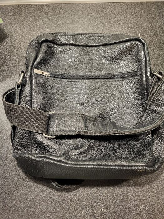 Torba skórzana Ryłko męska listonoszka