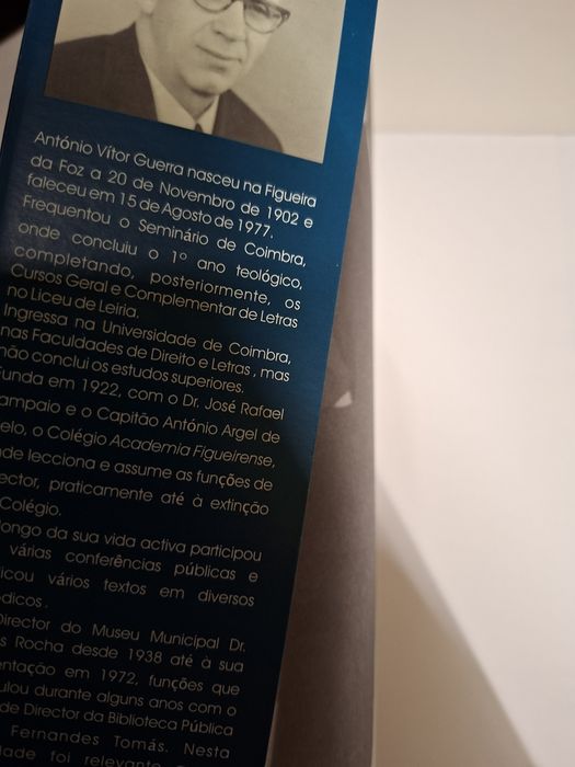 António Vítor Guerra Um Homem e a Sua Cidade Figueira da Foz