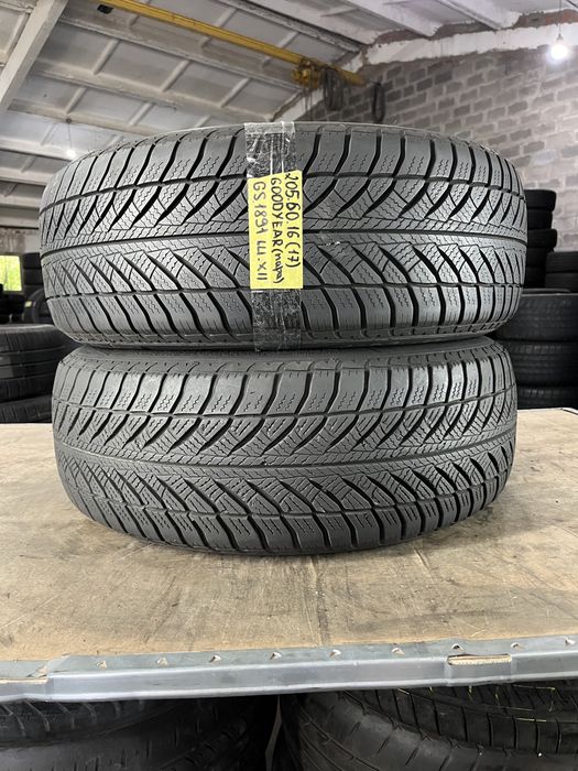 Зимові шини пара 205/60 r16 Goodyear