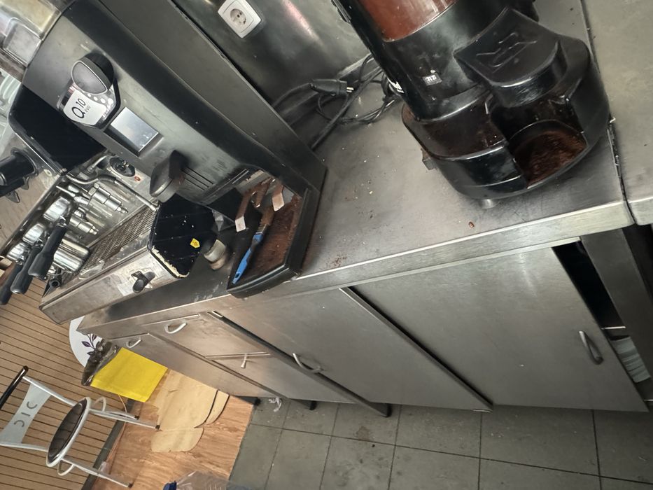 Mesa de inox profissional para restaurante/café