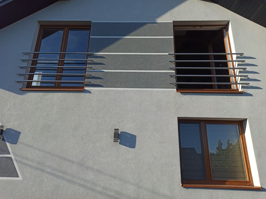 Balustrada nierdzewna.