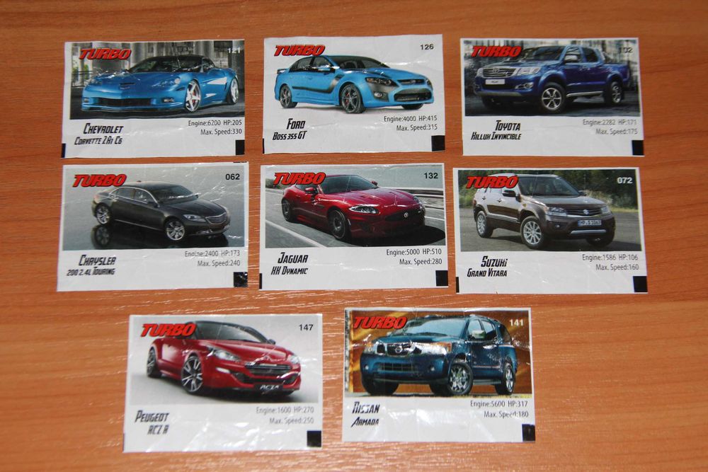 [stuv15]まとめ買い購入ページ Вкладыши turbo xtreme, 2014, 2018.: 5 грн. - Коллекционирование