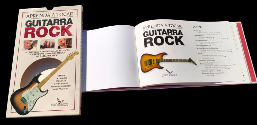 Livro "Aprenda a tocar Guitarra Rock"