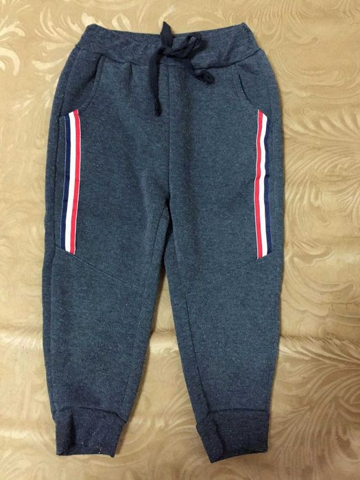 Утеплённые спортивные брюки на 2-4 года (92-104 рост) + 3 реглана