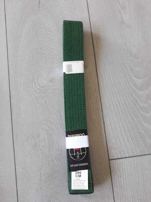 Pas do kimono zielony