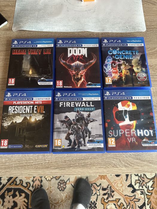 Sprzedam gry na playstation 4  vr