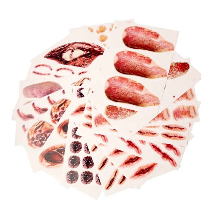 Rany naklejki - pozoracja pierwsza pomoc