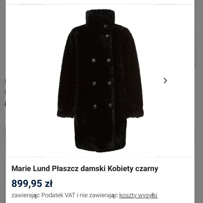 Marie Lund Płaszcz damski