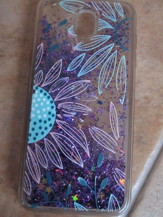 Centro de mesa em linho e capa para telemoveis j5 e j3