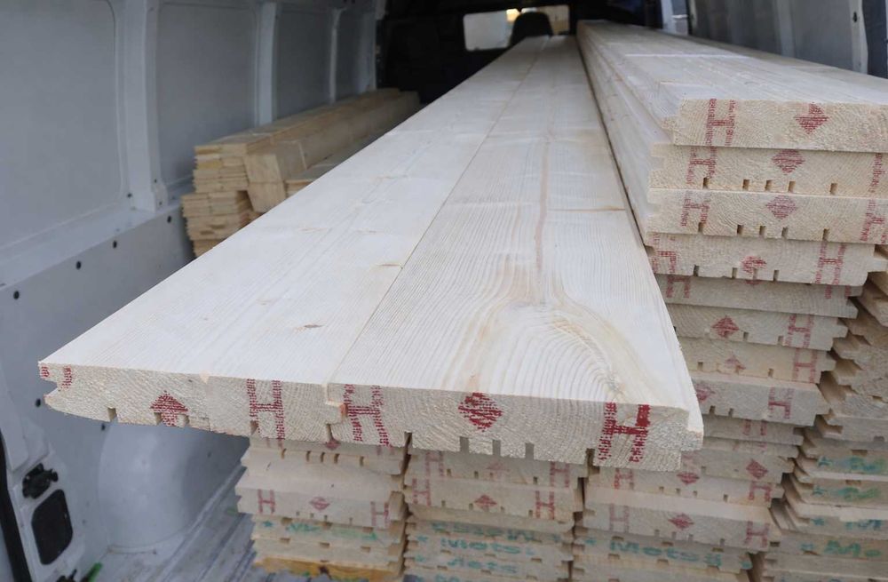 Deska podłogowa elewacyjna tarasowa półbal szalówka podbitka boazeria