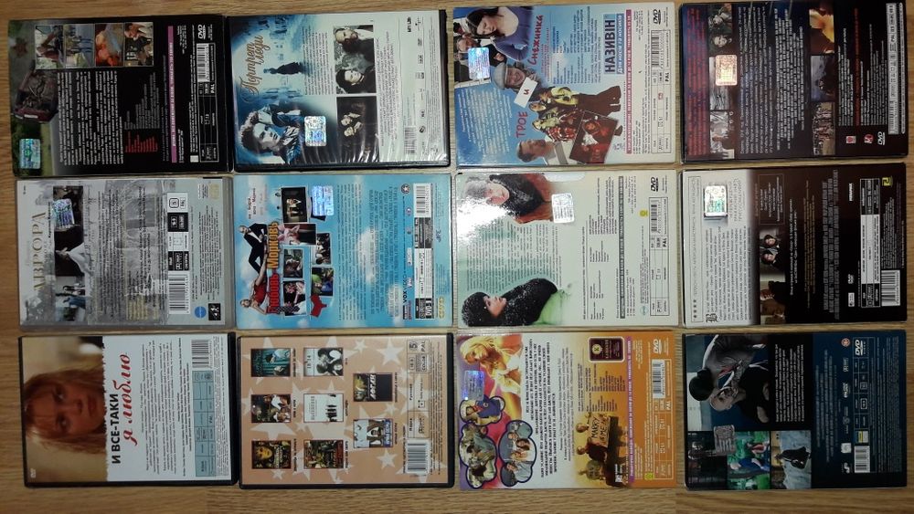 Фильмы на DVD. Лицензионные и нет, в суперобложках и без
