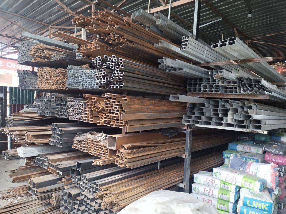 Труба профильная, от 10/10, до 120*120 арматура, лист, уголок, швеллер