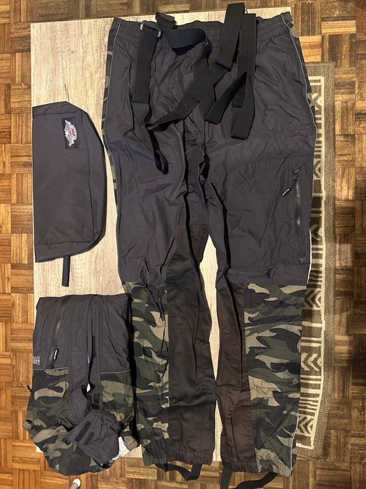 Conjunto Harley-Davidson Camuflado - Blusão+Calças+Bolsa - Tamanho L