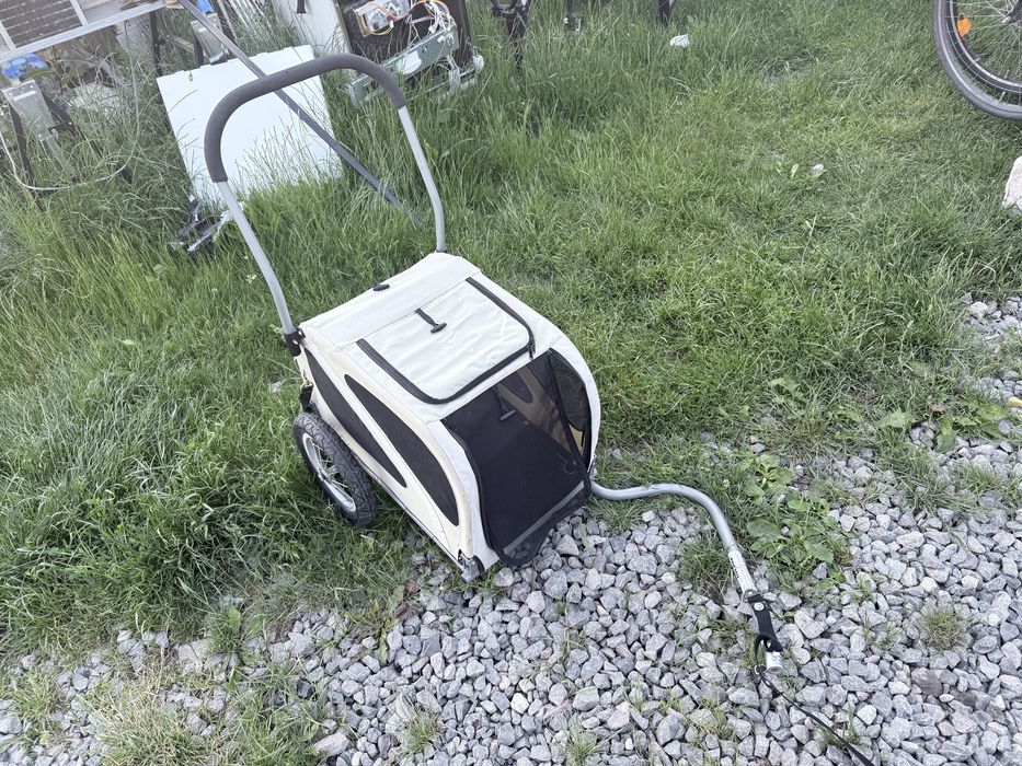 Przyczepka rowerowa dla psów