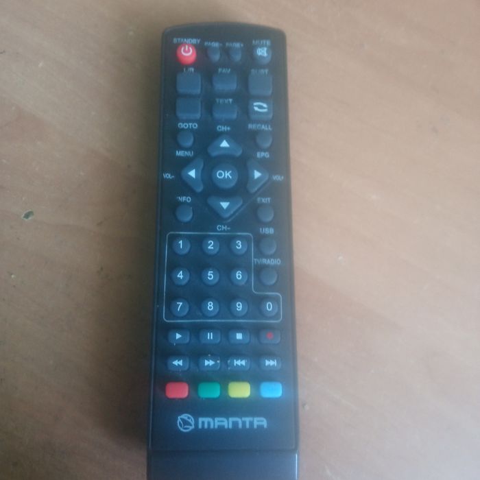 Pilot do dekoderów DVB-T 2 manta