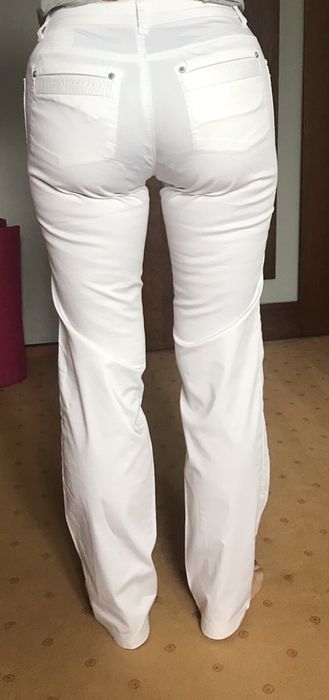 Spodnie biale rozmiar S