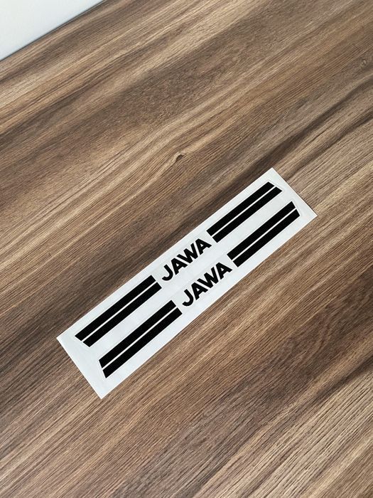 NOWE POLSKIE naklejki naklejka JAWA 50 kaczka pancerka mustang JAWKA