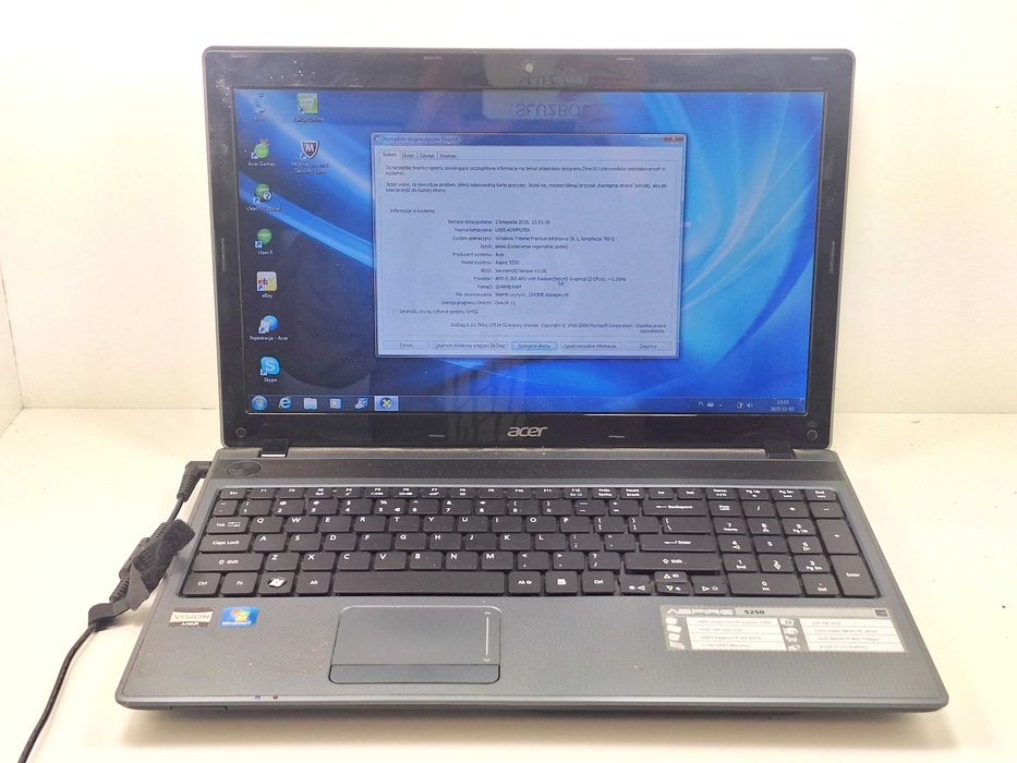 Laptop Acer Aspire 5250 P5WE6 2/320GB