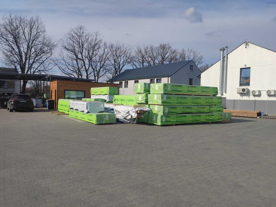 Kantówka świerk, drewno konstrukcyjne 45x45mm Södra TANIO TRANSPORT