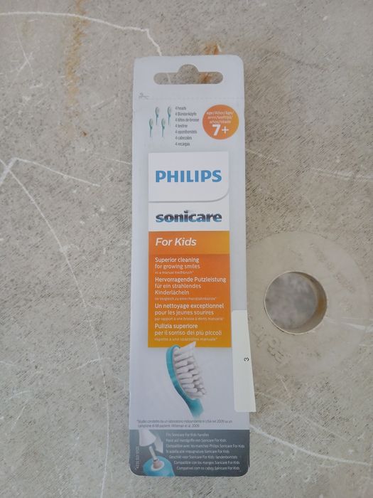 4x Końcówki Końcówka Główki do Szczoteczki Philips For Kids dla Dzieci