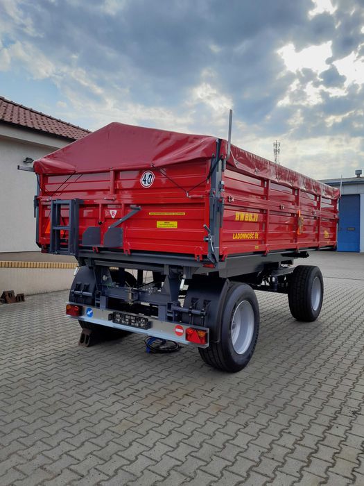 Przyczepa rolnicza IFA HL HW 8011 - 3 strony wywrot - 8 ton - Idealna