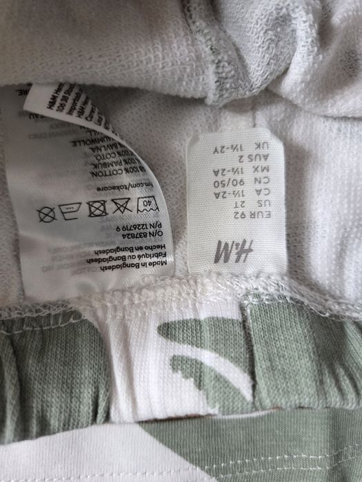 Zestaw dla chłopca H&M spodenki I bluzki r. 92