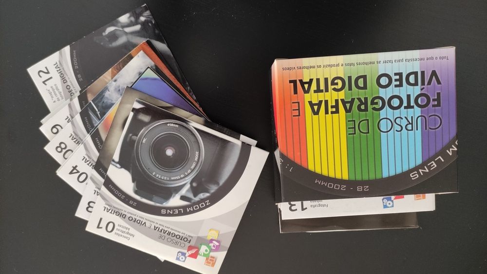 Curso de Fotografia e Vídeo Digital (Livros + CD's)