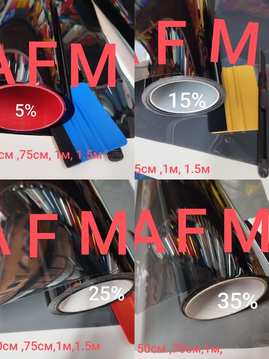 Вигонки поліуретанові для плівок , Ракелі , Інструмент для тонування