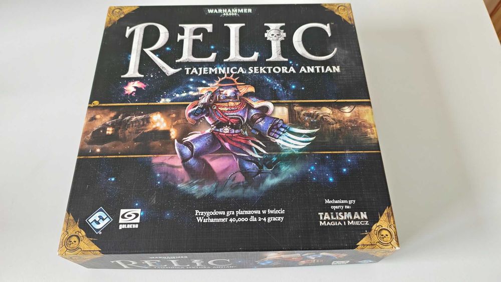 Relic: Tajemnica Sektora Antian – gra planszowa Galakta – bardzo dobry stan