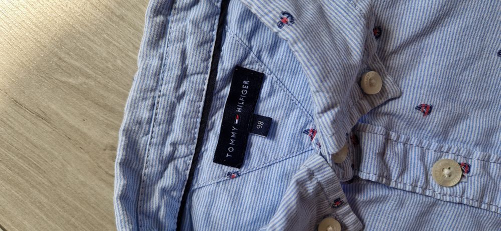 Tommy Hilfiger koszula statki kotwice z wadą