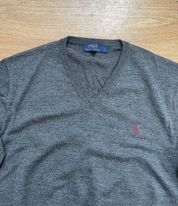 Чоловічий вовняний пуловер / джемпер / светр Polo Ralph Lauren