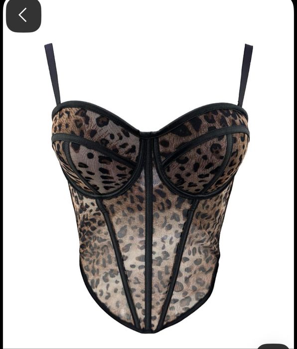 Корсет леопардовий жіночий