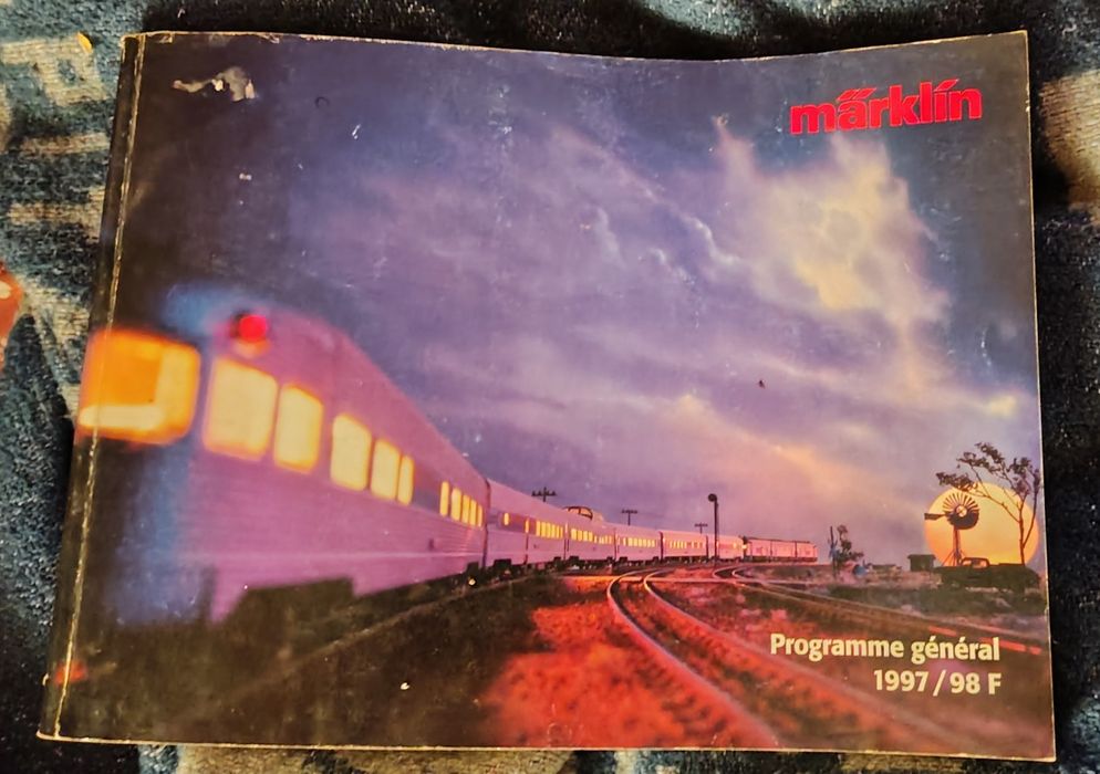Catálogo Geral Märklin 1997/1998 F (Francês) - Como Novo / Coleção