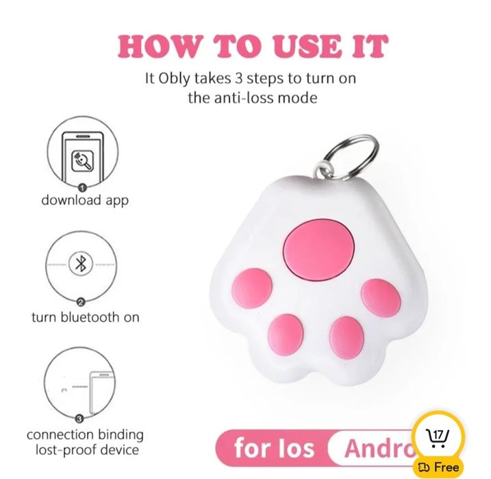 GPS трекер для домашних животных "Лапа"