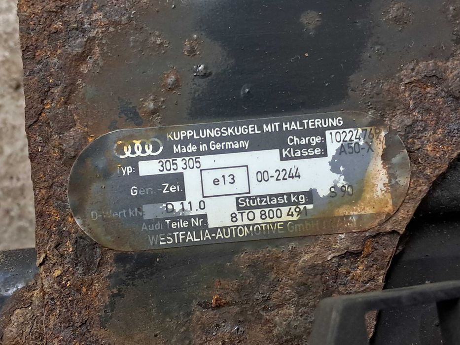 Westfalia 305305 belka hak moduł sterownik Hella AUDI A4 B8 A5 8T