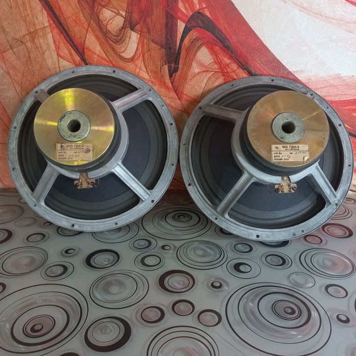 100 ГДН 3-8 НОВЫЕ низкочастотные динамики  (цена за пару)