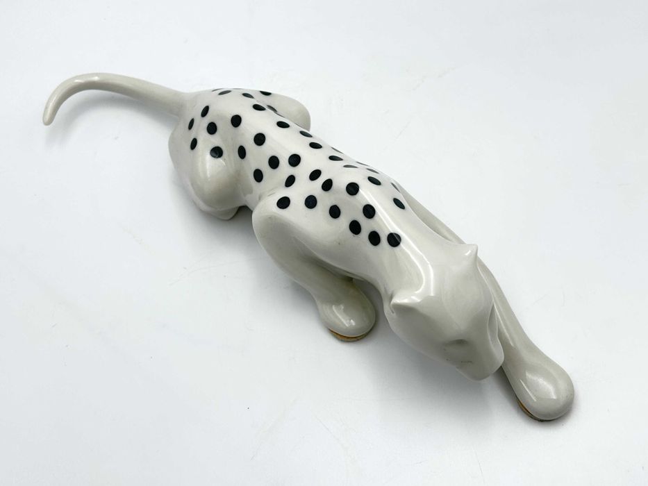 Figurka ceramiczna: „Pantera" Sgrafo Modern ,Peter Müller,  lata 60