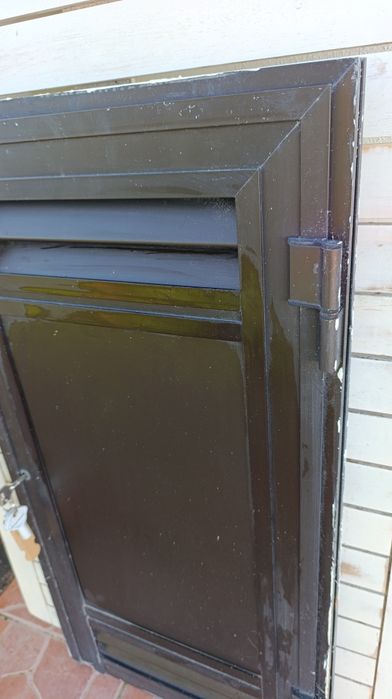 Porta de alumínio gás