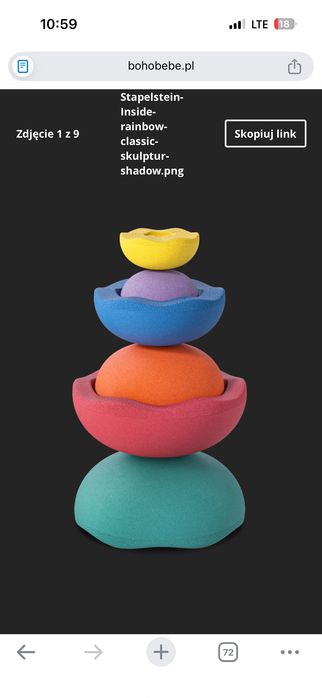 Stapelstein® Inside rainbow classic