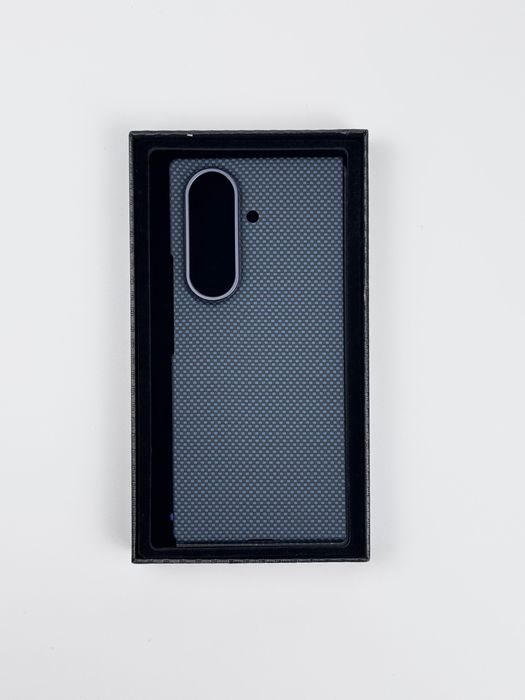 Карбоновий чохол Galaxy Z Fold 7 (Plain) Blue + MagSafe