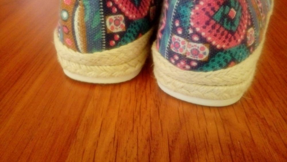 Espadryle r.38 kolorowe