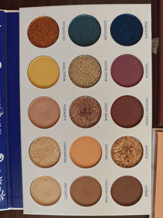 glamshop Santorini paleta do oczu+2 palety od maxineczki